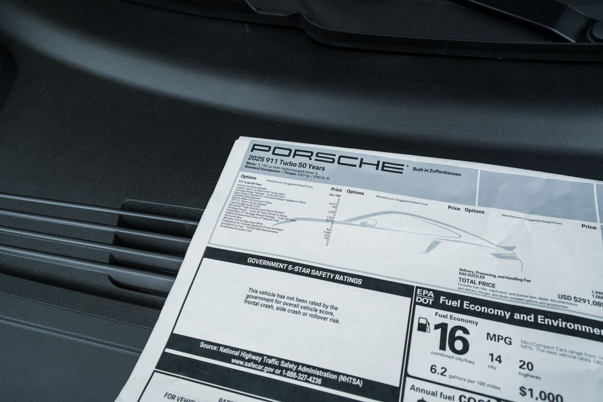 2025 Porsche 911 Turbo 50 Years